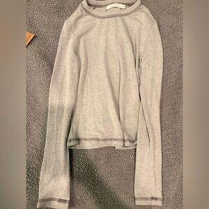 Lush Light Gray Women's Sweater